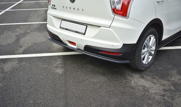 Накладка тюнінгова для заднього бампера Ssangyong Tivoli фото