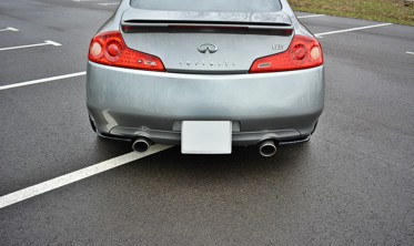 Боковые диффузоры заднего бампера Infiniti G35 Coupe фото