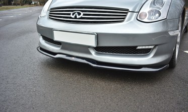 Тюнинговый диффузор под передний бампер Infiniti G35 Coupe вер.1 фото