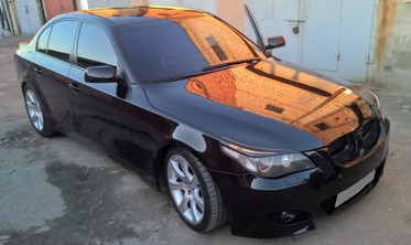 реснички (накладки на фары) BMW E60 вар.2 фото