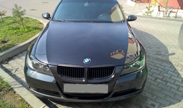 реснички (накладки на фары) BMW 3 E90 / E91 (стекловолокно) фото