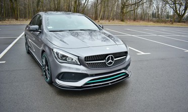 Диффузор передний Mercedes CLA C117 AMG-line FL вер.1 фото