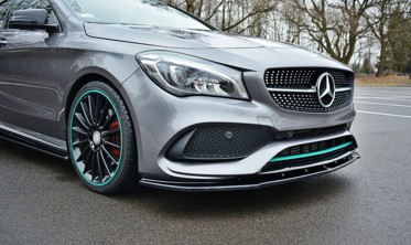 Диффузор передний Mercedes CLA C117 AMG-line FL вер.1 фото