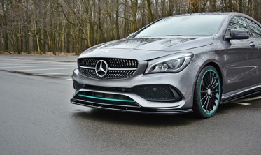 Диффузор передний Mercedes CLA C117 AMG-line FL вер.1 фото