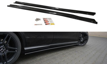 Диффузоры боковых порогов Mercedes версия E63 AMG W212 фото