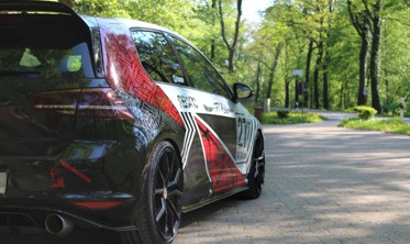 Накладки под пороги VW Golf VII GTI Clubsport  фото