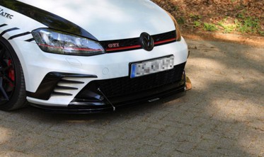 Диффузор Racing переднего бампера VW Golf VII GTI Clubsport  фото