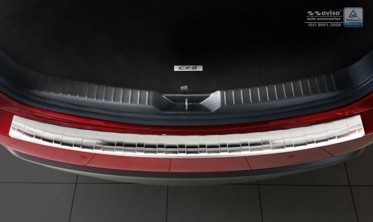 Защитная накладка на бампер с загибом MAZDA CX-5 II фото