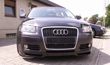 Накладка переднього бампера Audi A3 8P варіант 2 фото