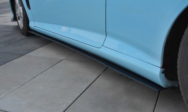 Накладки под пороги Hyundai Tiburon MK2 FACELIFT фото