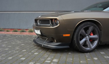 Hybrid дифузор переднього бампера Dodge Challenger MK3 SRT8 дорестайл фото