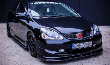 Дифузор переднього бампера Honda Civic EP3 MK7 Type-R/S FL вер.1 фото