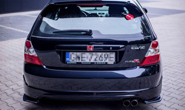 Боковые юбки заднего бампера Honda Civic EP3 (MK7) Type-R/S рест. фото