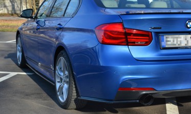 Бічні дифузори заднього бампера BMW 3 F30 / F31 M-pack фото
