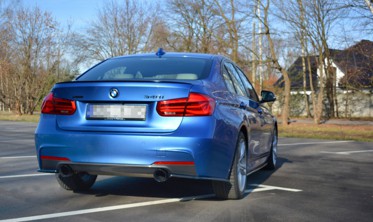 Бічні дифузори заднього бампера BMW 3 F30 / F31 M-pack фото