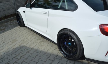 Тюнінгові дифузори під бічні пороги BMW M2 F87 фото