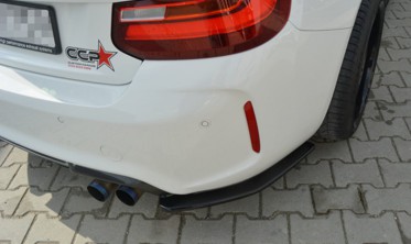 Тюнінгові накладки заднього бампера BMW M2 F87 купе фото