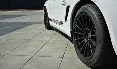 Дифузори на бічні пороги Porsche Cayman S 987C фото