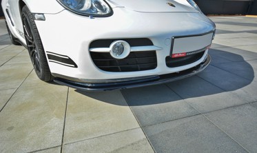 Тюнінговий дифузор для переднього бампера Porsche Cayman S 987C фото