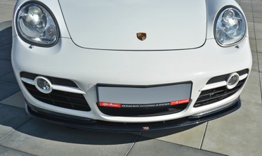 Тюнінговий дифузор для переднього бампера Porsche Cayman S 987C фото