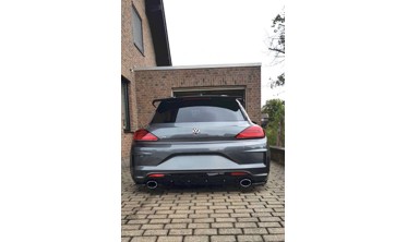 Боковые юбки заднего бампера Volkswagen Scirocco MK3 версия R FL фото