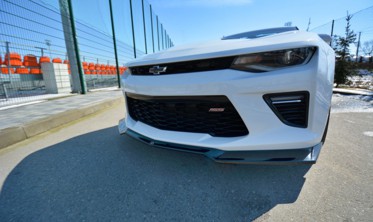 Тюнинговый диффузор под передний бампер Chevrolet Camaro 6 2SS COUPE вер.1 фото