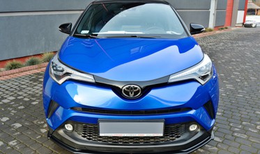 Накладка на передний бампер Toyota C-HR вер.1 фото