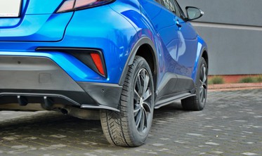 Накладки боковые на край заднего бампера Toyota C-HR фото