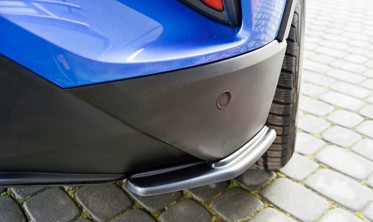 Накладки боковые на край заднего бампера Toyota C-HR фото