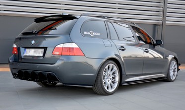 Бічні дифузори заднього бампера BMW 5 E60/E61 M-pack фото