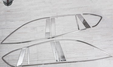 хром накладки навколо вікон Mazda CX-5 фото