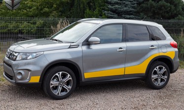 хром накладки вокруг окон Suzuki Vitara II фото