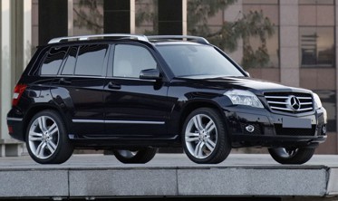 Хром накладки на решітку радіатора Mercedes GLK X204 (рестайл) фото