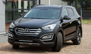 накладки на пороги из нержавеющей стали Hyundai Santa Fe фото