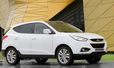 накладки на пороги из нержавеющей стали Hyundai IX35 с LED подсветкой фото