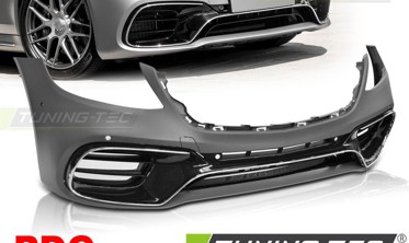 бампер передній MERCEDES S-KLASS W222 у стилі AMG S63 фото