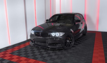 Тюнинговые листвы под пороги BMW 1 E81 / E87 рестайл фото