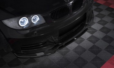 Диффузор переднего бампера BMW 1 E82 FL M-pack вер.1 фото
