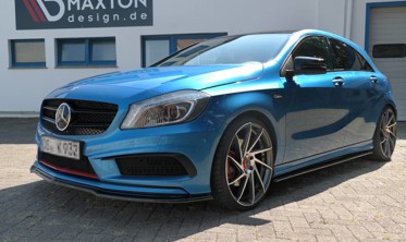 Накладка переднего бампера Mercedes A Klasa W176 AMG-Line дорестайл фото