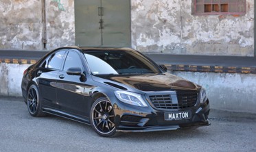 Дифузор переднього бампера Mercedes-Benz S-Class W222 версія AMG-Line вер.1 фото