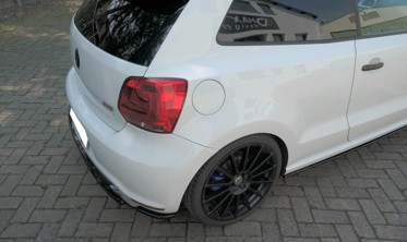Боковые накладки заднего бампера Volkswagen Polo MK5 R WRC фото