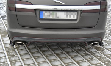 Бічні накладки заднього бампера Jaguar XF (X250) MK1 Sportbrake S-Pack фото