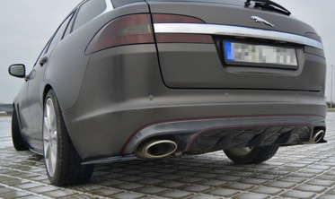 Бічні накладки заднього бампера Jaguar XF (X250) MK1 Sportbrake S-Pack фото
