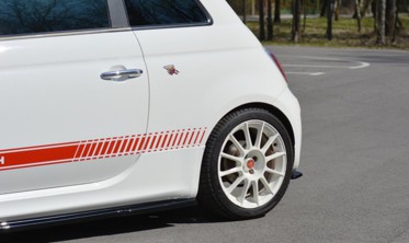 Бічні дифузори заднього бампера Fiat 500 Abarth MK1 фото