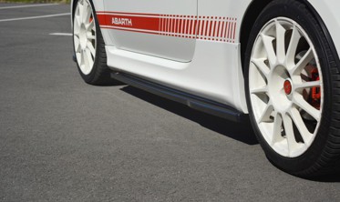 Накладки під бічні пороги Fiat 500 Abarth MK1 фото