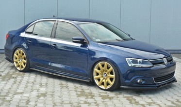 Диффузоры тюнинговые под пороги Volkswagen Jetta MK6 Sedan дорест. фото