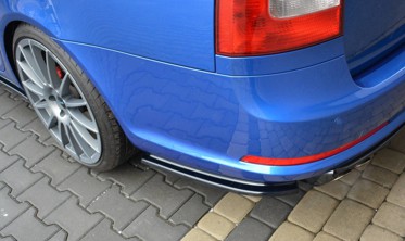 Спойлер на задній бампер Skoda Octavia Mk2 версія RS седан/універсал фото