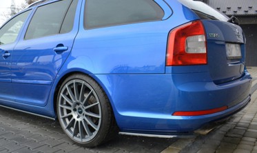 Спойлер на задній бампер Skoda Octavia Mk2 версія RS седан/універсал фото