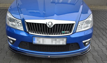 Спойлер переднього бампера Skoda Octavia MK2 FL версія RS фото