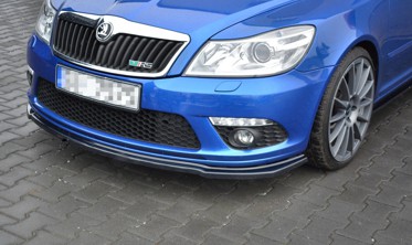 Спойлер переднього бампера Skoda Octavia MK2 FL версія RS фото